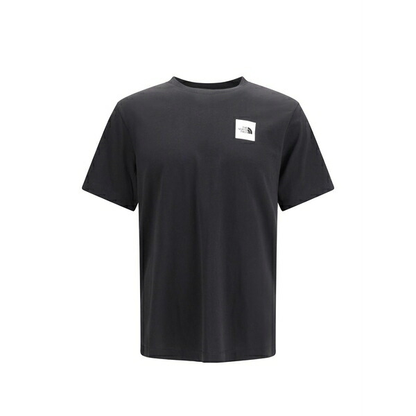 ノースフェイス メンズ Tシャツ トップス Evolution box square logo t-shirt Black｜asty