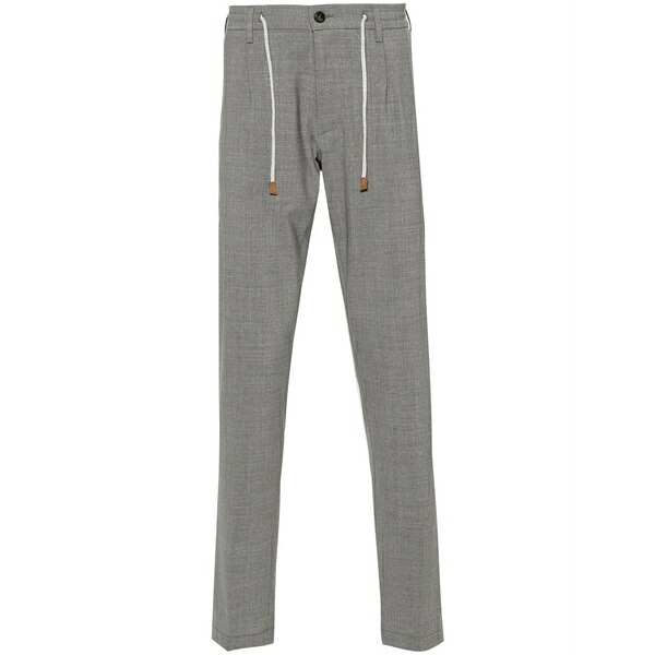イレブンティ メンズ カジュアルパンツ ボトムス Pressed-crease trousers Grey|asty