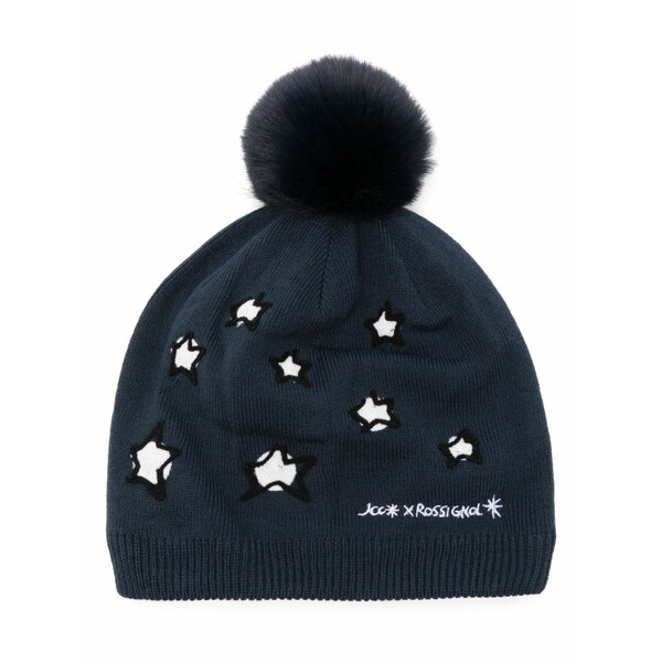 ロシニョール レディース 鳥打ち帽 付属物 X jcc missy beanie hat Blue