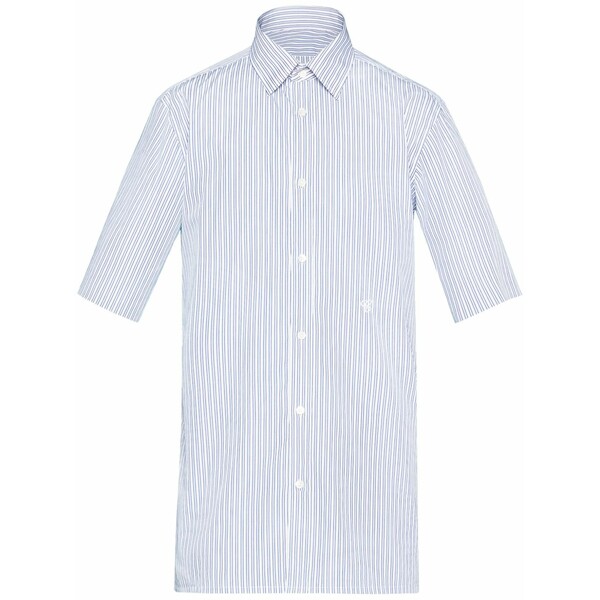 マルタンマルジェラ メンズ シャツ トップス C striped shirt White｜asty