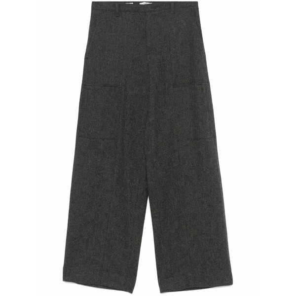 ヴィンス レディース カジュアルパンツ ボトムス Herringbone trousers Grey|asty