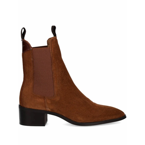 ガント レディース ブーツ シューズ 45粍 pointed-toe heeled boots Brown