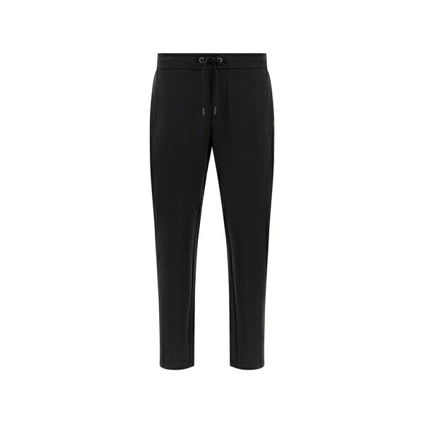 ポールアンドシャーク メンズ カジュアルパンツ ボトムス Fleece cotton track pants Black|asty