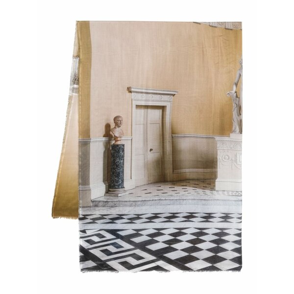 ファリエロ サルティ レディース えり巻き・袈裟・えり巻き 付属物 Syon house-print scarf Neutrals