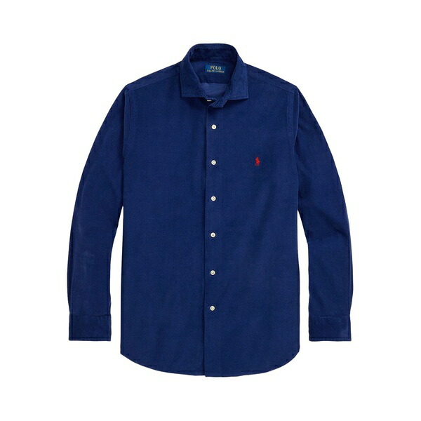 ラルフローレン メンズ シャツ トップス Corduroy long-sleeve shirt Blue｜asty