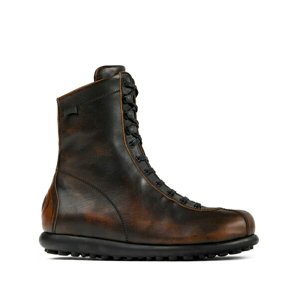 カンペール レディース ブーツ シューズ Ariel lace-up leather boots Brown｜asty