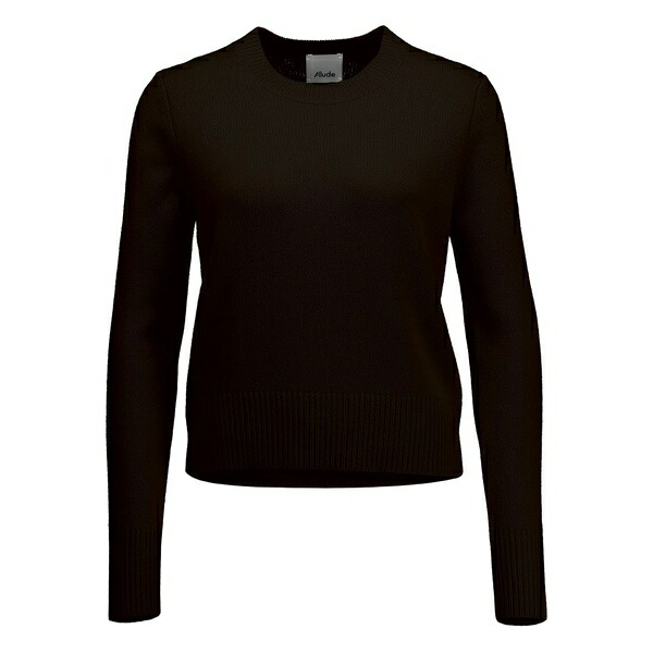 アリュード レディース ニット&セーター アウター Crew-neck sweater Black|asty