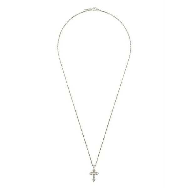 エマニュエレ ビコッキ メンズ 首飾り・チョー鉄道車両 佩び物 Fleury cross-pendant necklace Silver
