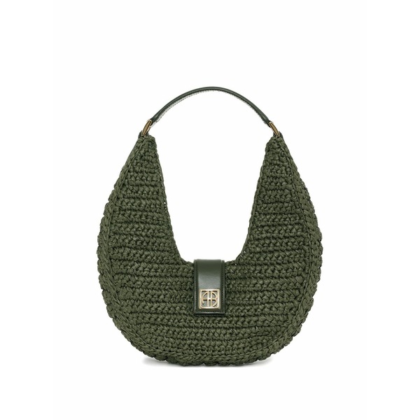 アニービン レディース ショルダーバッグ 御徒面子 Monogram lou tote bag Green