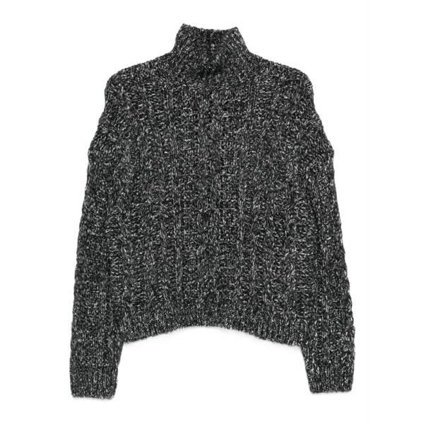 マルコポーロ レディース ニット&セーター アウター Long-sleeve sweater Grey|asty