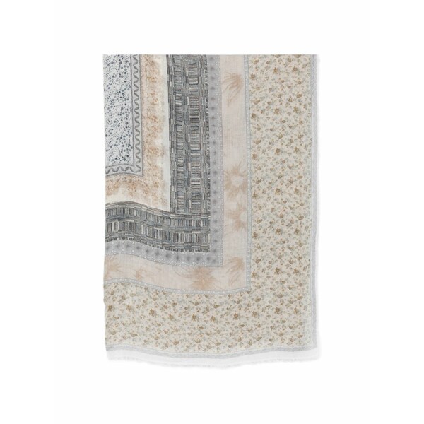 ファリエロ サルティ メンズ えり巻き・袈裟・えり巻き 付属物 Wilde floral-print scarf Neutrals