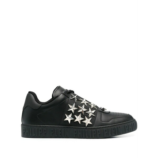 フィリップ飾り気の無い レディース スニーカー シューズ Runner stars low-top sneakers Black 靴-レディース靴
