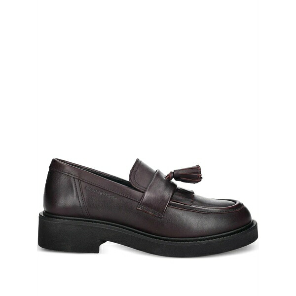 マルコポーロ レディース スリッポン・ローファー シューズ 35粍 tassel loafers Red