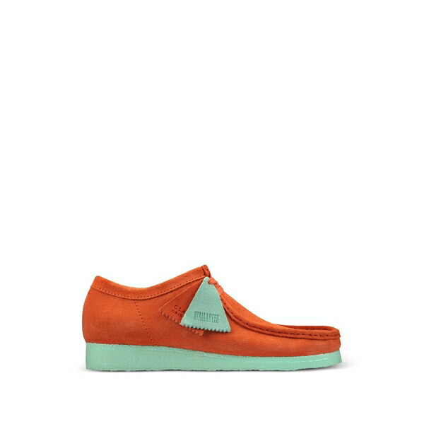 クラークス メンズ ブーツ シューズ Wallabee \"coral\"" desert boots Orange"