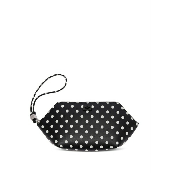 ガニー レディース 紙入れ 付属品 Polka-dot wallet Black