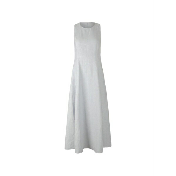 イレブンティ レディース ワンピース トップス Linen maxi dress Grey｜asty
