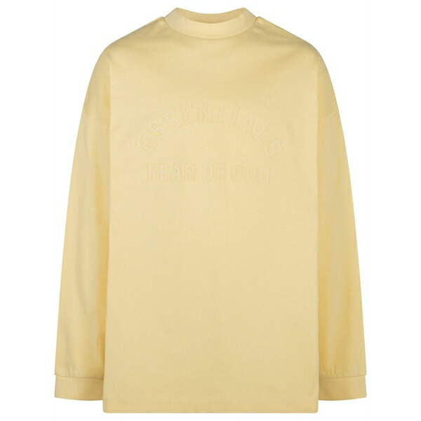 エフオージーエッセンシャルズ メンズ プルオーバー トップス Heavy t-shirt Yellow