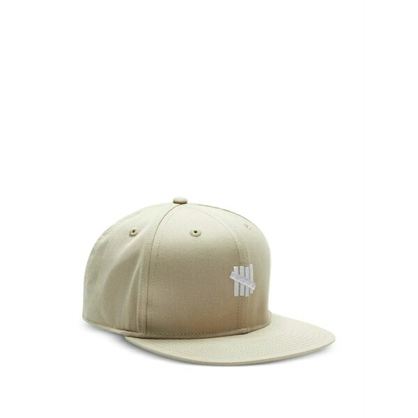アンディフィーテッド メンズ 帽子 アクセサリー Five-strike strapback cap Neutrals｜asty