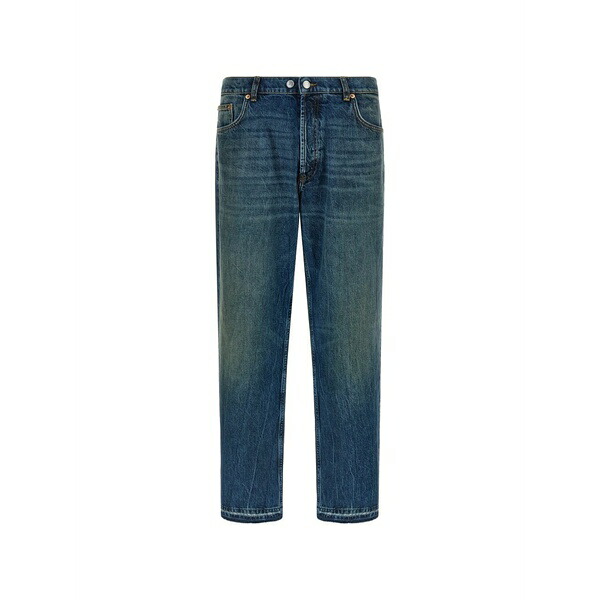 デパートメントファイブ メンズ デニムパンツ ボトムス Musso cotton wide-leg jeans Blue｜asty 44,070円