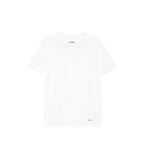 ジル・サンダー メンズ Tシャツ トップス Cotton t-shirt White｜asty