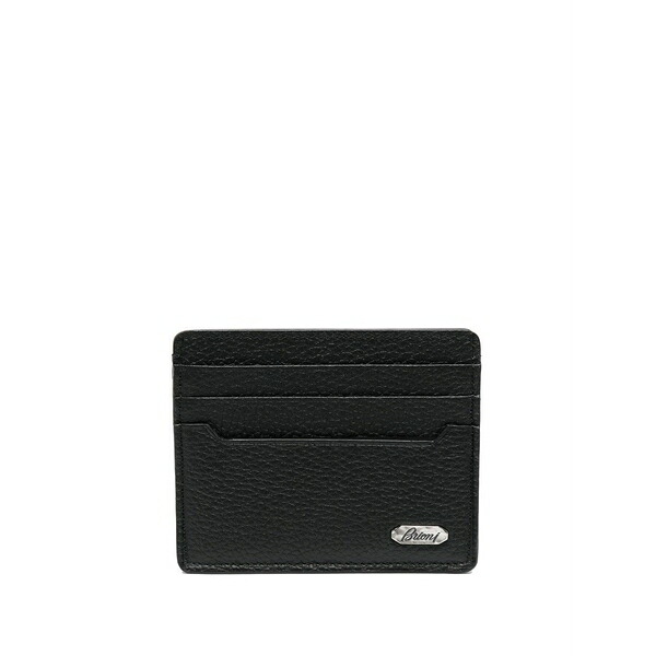 ブリオーニ メンズ 紙入れ 付属品 Logo cardholder wallet Black