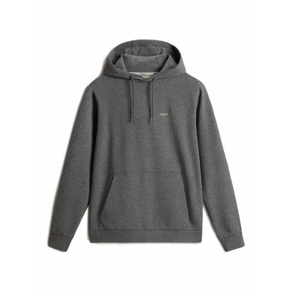 ウール リッチ メンズ パーカー・スウェットシャツ アウター Logo interlock hoodie Grey