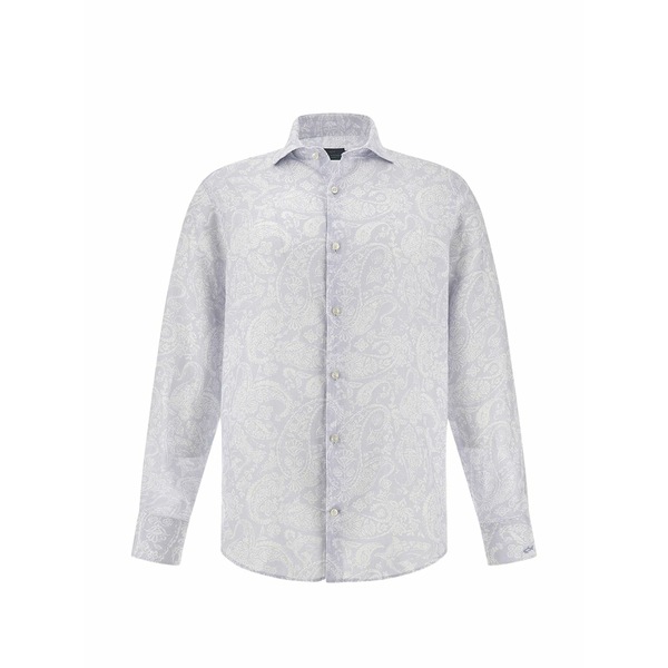 ポールアンドシャーク メンズ シャツ トップス Paisley-print shirt White｜asty