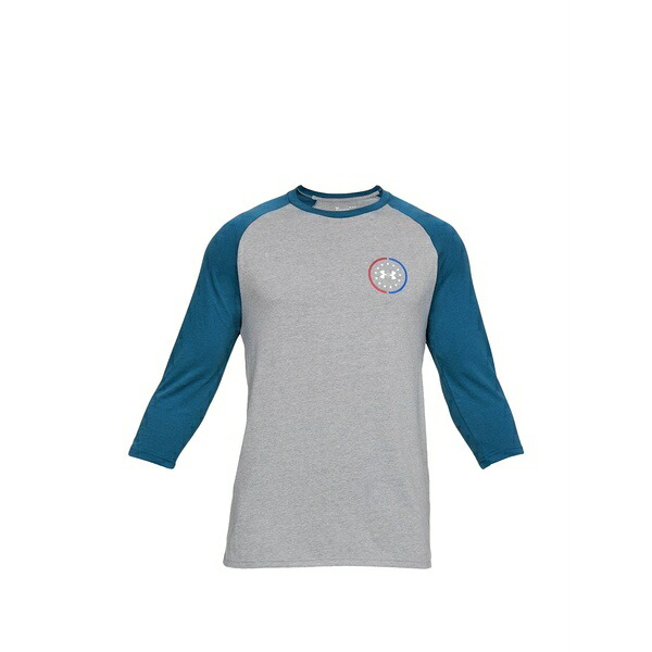 アンダーアーマー メンズ Tシャツ トップス Logo-print t-shirt Grey｜asty