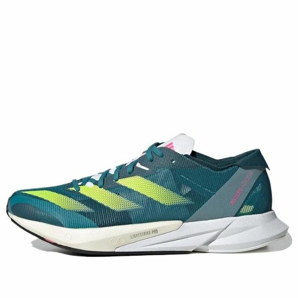 adidas アディダス レディース スニーカー  【(WMNS) adidas Adizero Adios 8 Shoes \u0027Wonder Blue Solar Green\u0027 HP9722】  大きさ US_7(24.0糎)