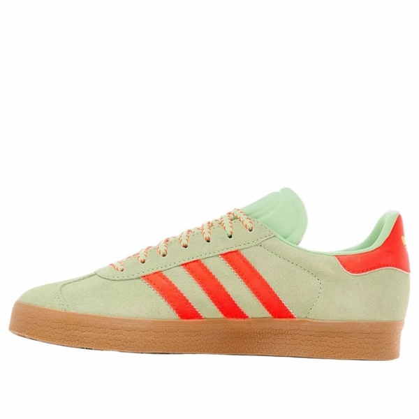 adidas アディダス レディース スニーカー 【(WMNS) adidas Gazelle 'Semi Green Spark Solar Orange Gum' JH7212】 サイズ US_6(23.0cm)｜asty