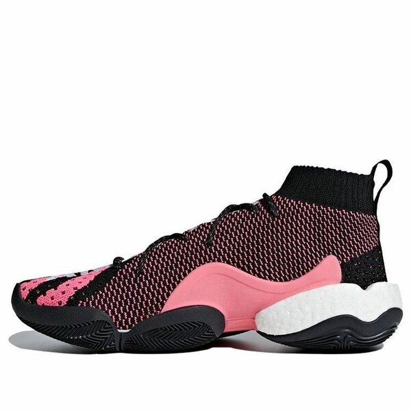 adidas アディダス メンズ スニーカー  【adidas x Pharrell Crazy BYW LVL Ambition \u0027Black White Solar Pink\u0027 G28182】  大きさ US_5(23.0糎)
