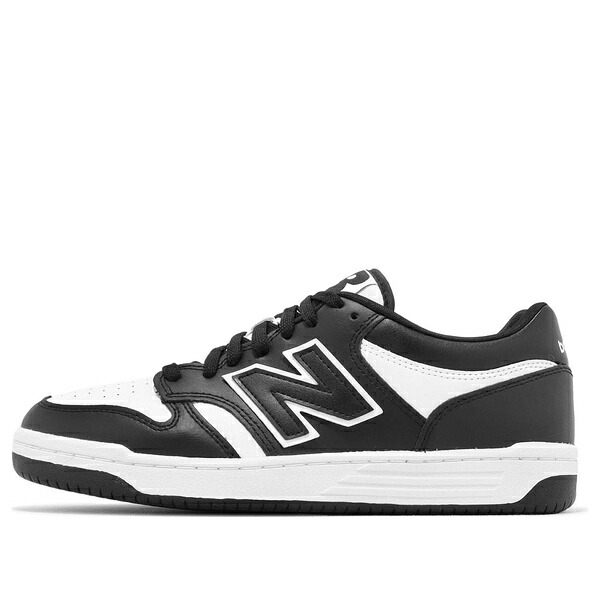 New Balance ニュー平衡にする メンズ スニーカー  【New Balance 480 \u0027White Black\u0027 BB480LBA】  大いさ US_M_18 靴-スニーカー