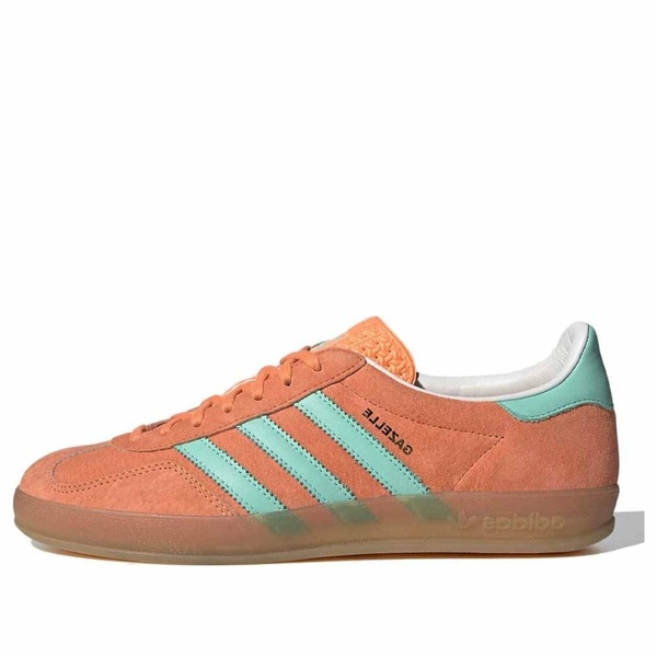 adidas アディダス メンズ スニーカー  【adidas Gazelle Indoor \u0027Orange Green Tan\u0027 IH7499】  大いさ US_5.5(23.5珊) スニーカー-メンズ靴