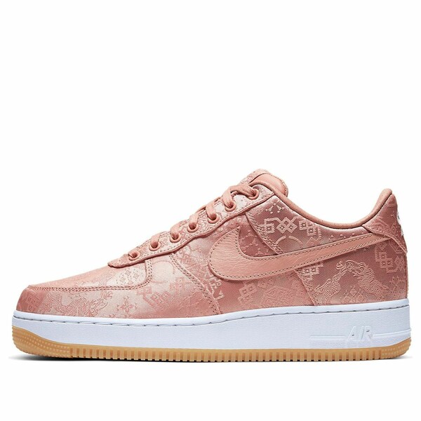 Nike ナイキ メンズ スニーカー 【Nike x CLOT Air Force 1 Low Premium 'Rose Gold Silk' CJ5290-600】 サイズ US_11.5(29.5cm)|asty