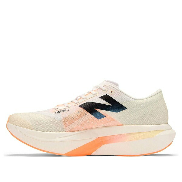 New Balance ニュー平衡にする メンズ スニーカー  【New Balance FuelCell SuperComp Elite v4 \u0027White Angora Hot Mango\u0027 MRCELCW4】  大きさ US_12.5(30.5糎)