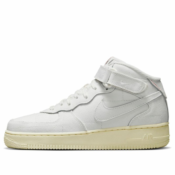 Nike ナイキ レディース スニーカー  【(WMNS) Nike Air Force 1 07 Mid White Canvas DZ4866-121】  サイズ US_9(26.0cm)