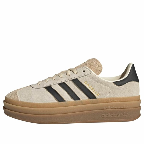 adidas アディダス レディース スニーカー  【(WMNS) adidas Gazelle Bold \u0027Cream White Core Black\u0027 JS3892】  大きさ US_8(25.0糎)