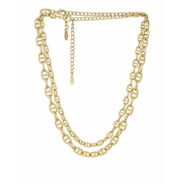 エティカ レディース ネックレス チョーカー ペンダントトップ アクセサリー Trendy Chain Link Necklace Set of 2  Gold Plated うのにもお得な情報満載！