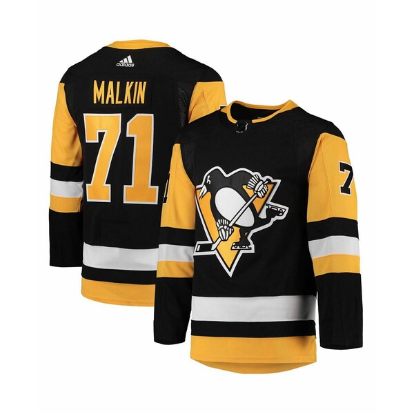 33524円 往復送料無料 33524円 期間限定 アディダス メンズ ユニフォーム トップス Men's Evgeni Malkin Black Pittsburgh Penguins Home Primegreen Authentic Pro Player Jersey