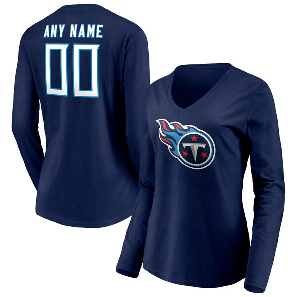 Tennessee Titans Fanatics Branded Women's Ombre Long Sleeve T-Shirt -  Navy/Light Blue