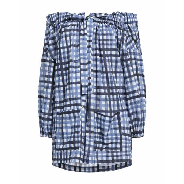 【送料無料】 セミクチュール レディース シャツ トップス Shirts Blue