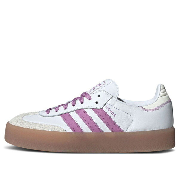 adidas アディダス レディース スニーカー 【(WMNS) adidas Sambae 'White Preloved Purple' IE9106】 サイズ US_5.5(22.5cm)｜asty