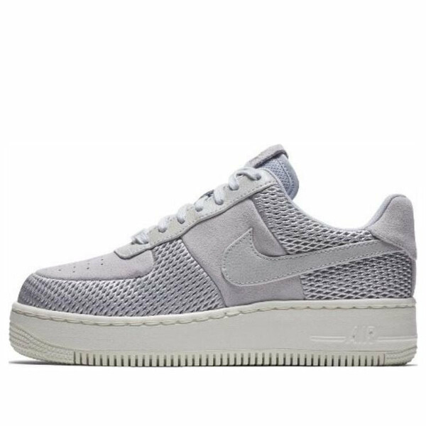 Nike ナイキ レディース スニーカー 【(WMNS) Nike Air Force 1 Upstep Premium 'Metallic Platinum' 917590-001】 サイズ US_9(26.0cm)|asty