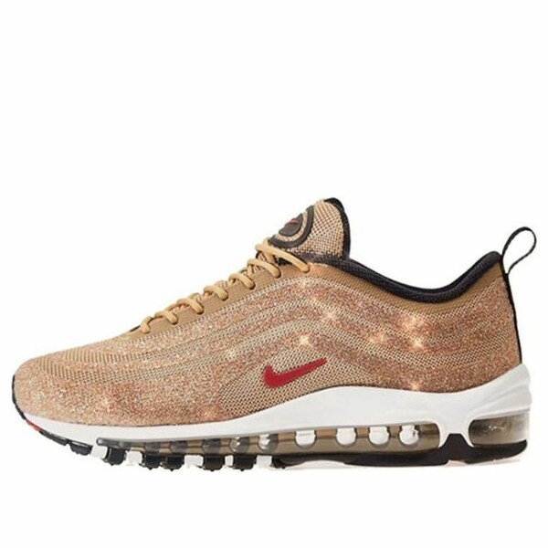 Nike ナイキ レディース スニーカー 【(WMNS) Nike x Swarovski Air Max 97 LX 'Metallic Gold' 927508-700】 サイズ US_7.5(24.5cm)｜asty