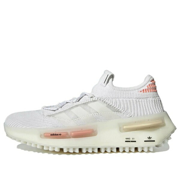 adidas アディダス レディース スニーカー  【(WMNS) adidas NMD_S1 Shoes \u0027White Coral Fusion\u0027 HQ4465】  大きさ US_7.5(24.5糎)