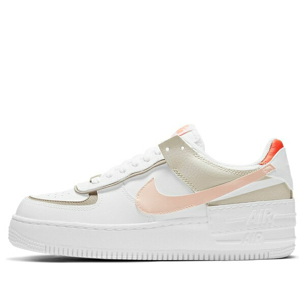 Nike ナイキ レディース スニーカー  【(WMNS) Nike Air Force 1 Low Shadow \u0027White Bright Mango\u0027 DH3896-100】  大きさ US_5(22.0糎)