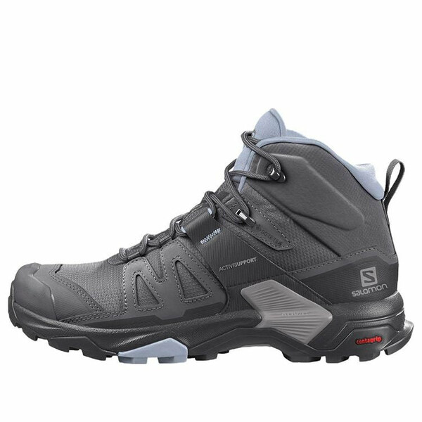 SALOMON サロモン レディース スニーカー  【(WMNS) SALOMON X Ultra 4 Mid Gore-Tex \u0027Black\u0027 416250】  大きさ US_8(25.0糎)