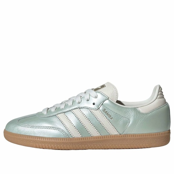 adidas アディダス レディース スニーカー  【(WMNS) adidas Samba OG \u0027Linen Green Metallic\u0027 IG1965】  大きさ US_5(22.0糎)