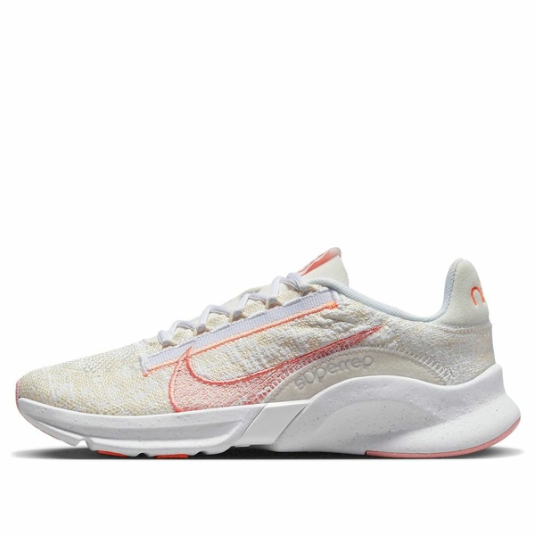 Nike ナイキ レディース スニーカー  【(WMNS) Nike SuperRep Go 3 Flyknit Next Nature \u0027Light Cream Crimson Bliss\u0027 DH3393-101】  大きさ US_5.5(22.5糎)
