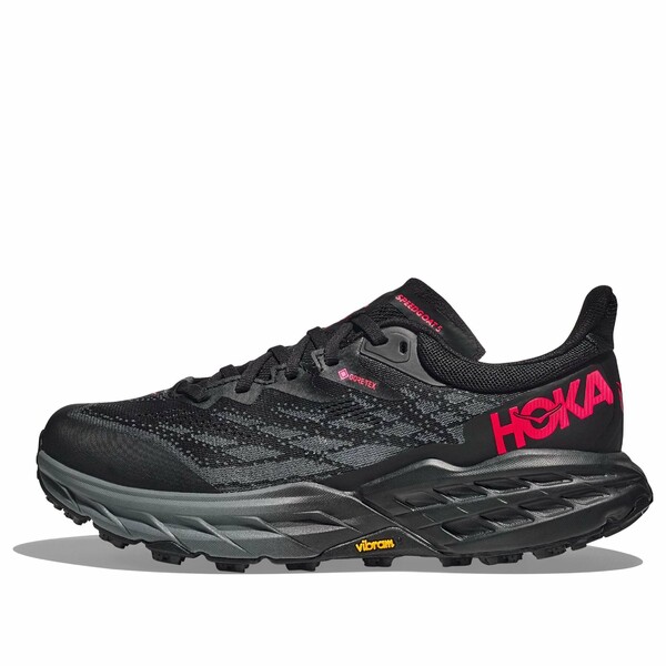 HOKA ONE ONE ホカオネオネ レディース スニーカー  【(WMNS) HOKA ONE ONE Speedgoat 5 GORE-TEX \u0027Black Red\u0027 1127913-BBLC】  大きさ US_5.5(22.5珊)